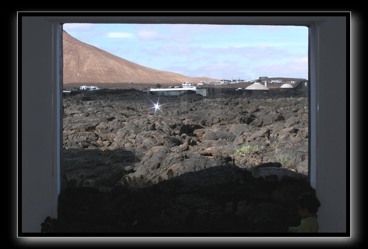Blick aus dem Haus von Manrique